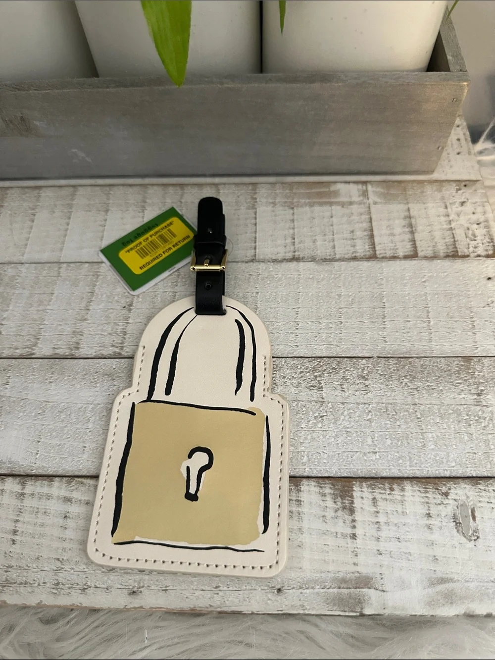 Nwt Kate spade luggage tag